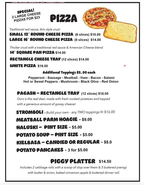 Pierogi and pizza plus carbondale pa  Mon: 11am-9pm